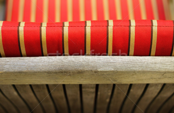 красный скамейке аннотация подробность фото назад Сток-фото © curaphotography