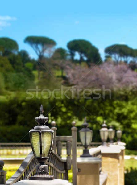 Neighborhood lanterns Stock photo © curaphotography