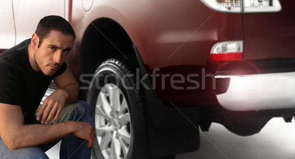Man and truck Stock photo © curaphotography