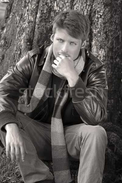 Man in fall fashion Stock photo © curaphotography