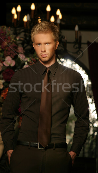 young man standing Stock photo © curaphotography