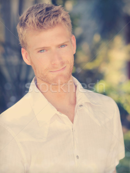 Cute young guy Stock photo © curaphotography