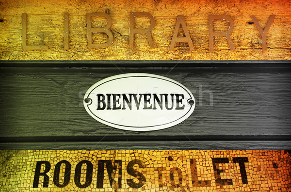 Antique signs Stock photo © curaphotography