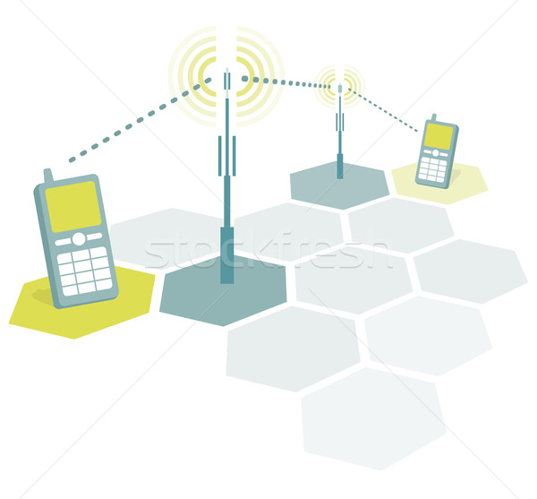 Stok fotoğraf: Teknoloji · iletişim · grafik · cep · telefonu