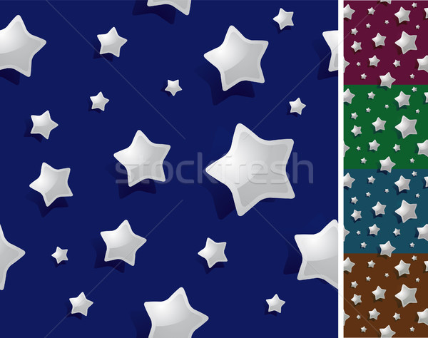 Senza soluzione di continuità notte stelle wallpaper Foto d'archivio © curvabezier