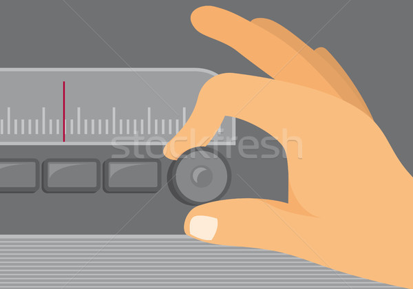 Vieux radio tuning musique [[stock_photo]] © curvabezier