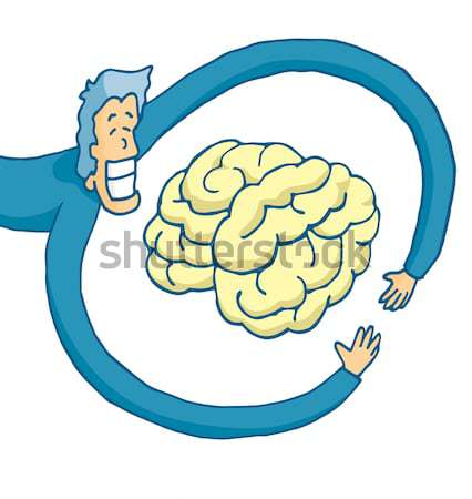 Creier sufla minte educaţie gândire bombă Imagine de stoc © curvabezier