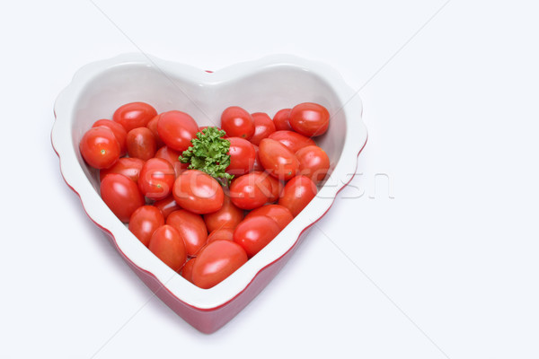 Tomates cerises rouge raisins fraîches saine tomates [[stock_photo]] © cwzahner
