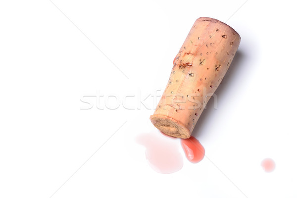 Red wine cork Stock photo © cwzahner