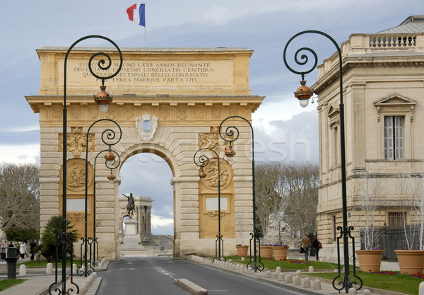 Arc de Triomphe, Montpellier Stock photo © cynoclub