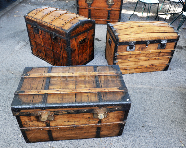 old trunks Stock photo © cynoclub