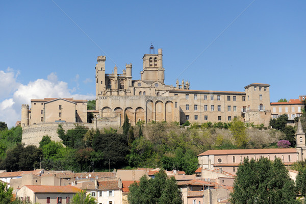 Beziers cathedral Stock photo © cynoclub