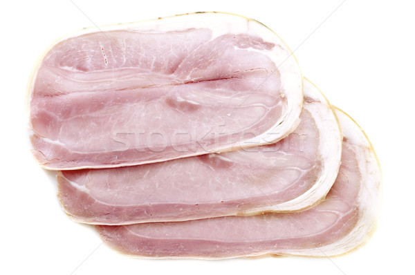 slice of ham Stock photo © cynoclub