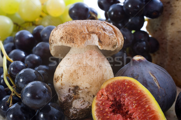Champignons fruits cèpes automne alimentaire pain Photo stock © cynoclub