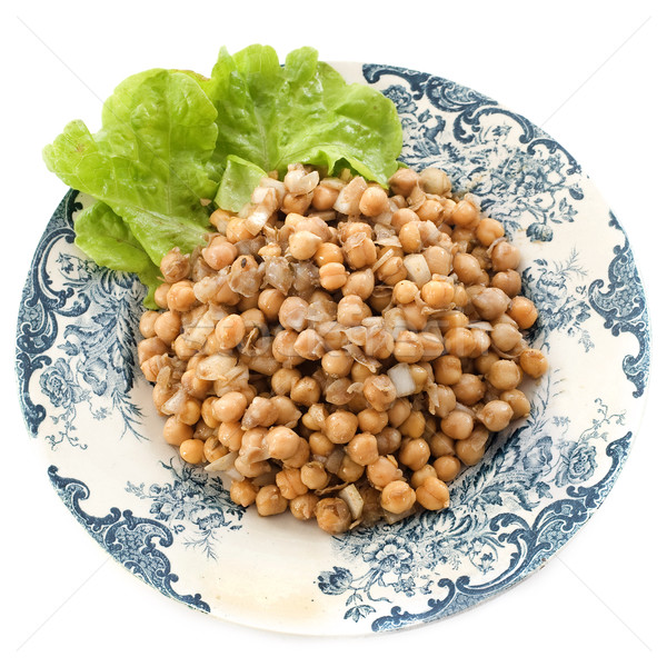 salad of Chickpea Stock photo © cynoclub