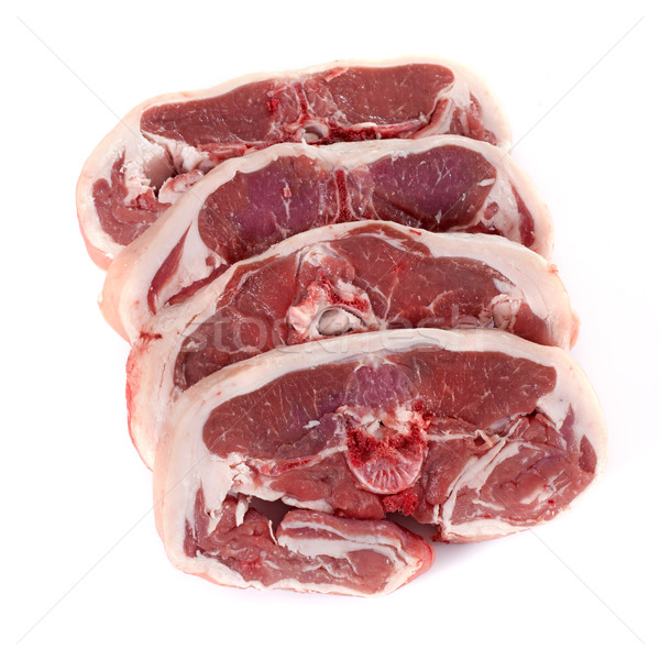 four lamb chops Stock photo © cynoclub