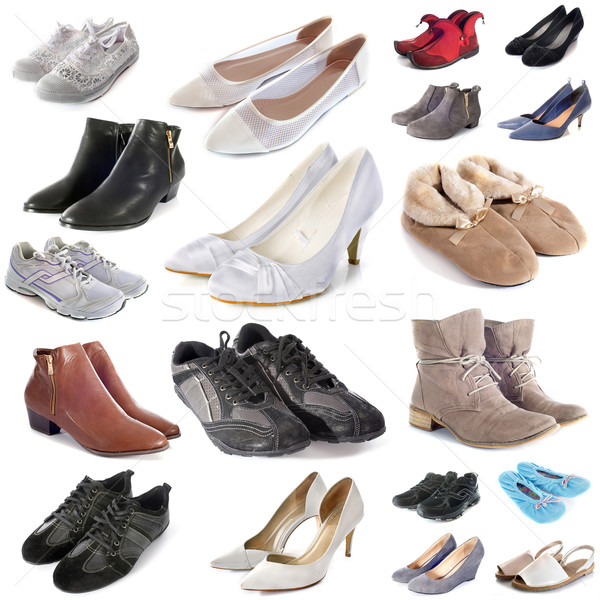 group of shoes Stock photo © cynoclub