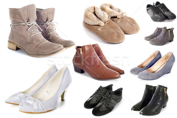 group of shoes Stock photo © cynoclub