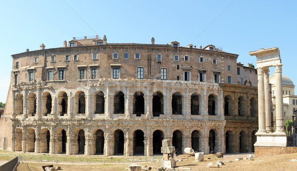 Foto stock: Teatro · antigua · año · romana · república