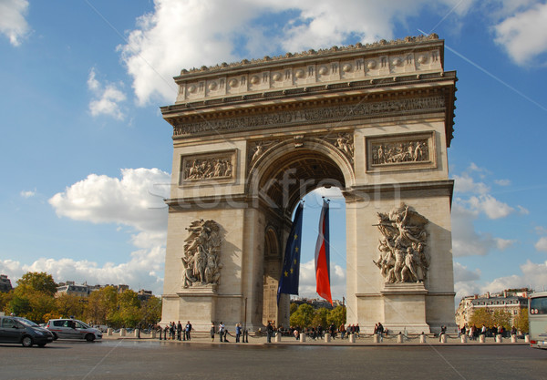 Arc de Triomphe, Paris Stock photo © cynoclub