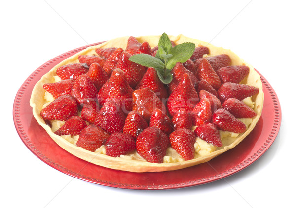 strawberry tart in studio Stock photo © cynoclub