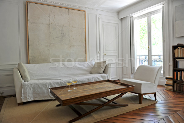 aperitif in a modern living room Stock photo © cynoclub