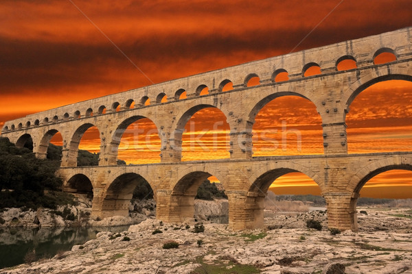 Pont du Gard  Stock photo © cynoclub