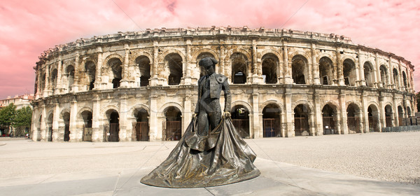 Amfiteatru Roman arhitectură oraş statuie stadion Imagine de stoc © cynoclub