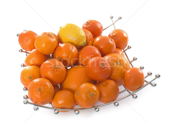 Cítricos blanco frutas naranja limón Foto stock © cynoclub
