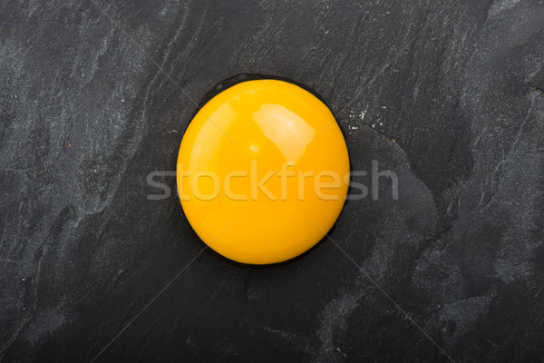 Yumurta siyah arka plan tablo Stok fotoğraf © cypher0x