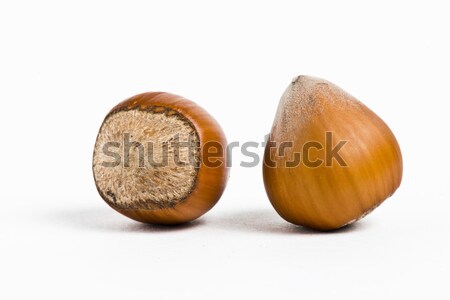 Hazelnuts isolated on white background Stock photo © cypher0x