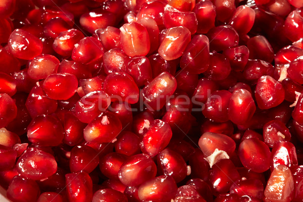 Stock photo: Pomegranate red seed texture background