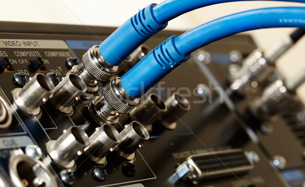 Two HD SDI-video cables Stock photo © d13