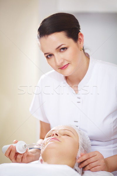 Anti-aging treatment  at beauty salon Stock photo © d13