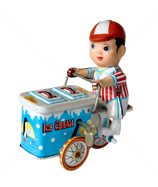 boy toy on a three wheeler Stock photo © daboost