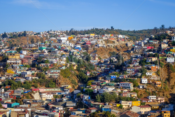 Valparaiso cityscape, Chile Stock photo © daboost