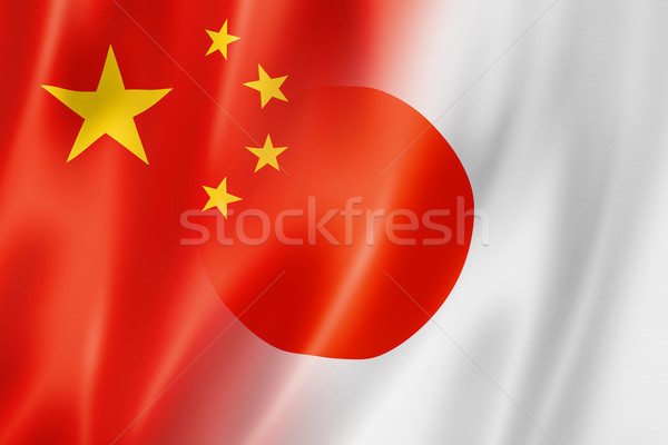 China and Japan flag Stock photo © daboost