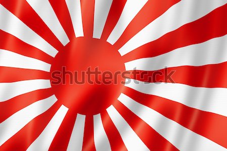 Japanese naval ensign flag Stock photo © daboost