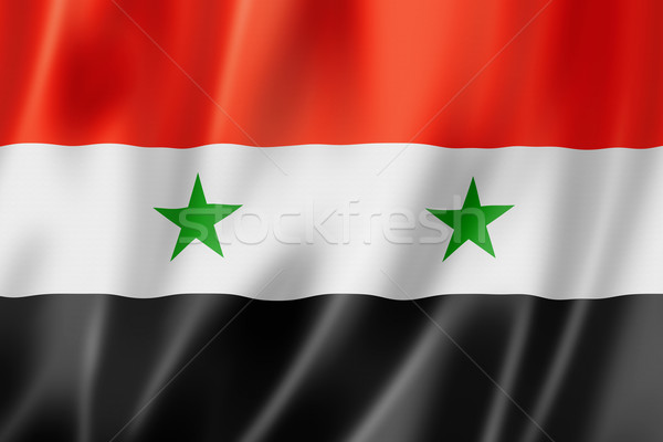 Syrian flag Stock photo © daboost