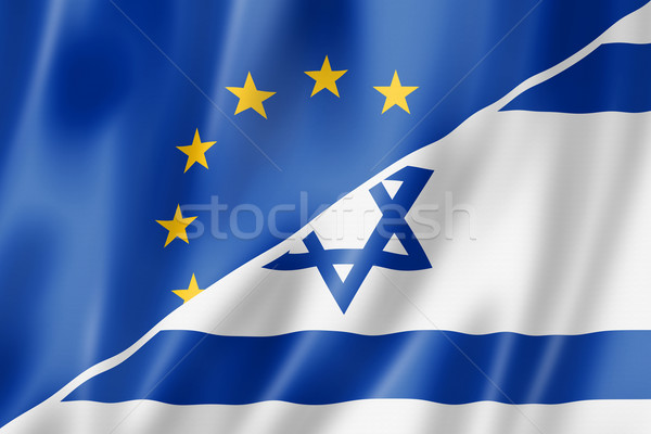 Europe and Israel flag Stock photo © daboost