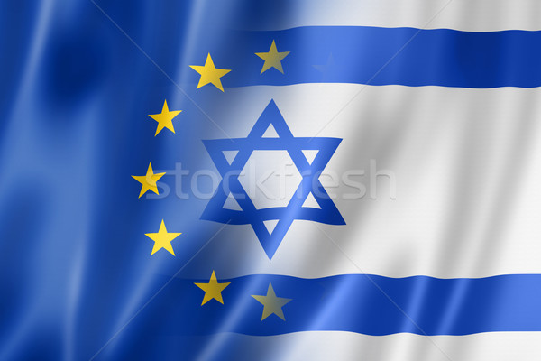 Europe and Israel flag Stock photo © daboost