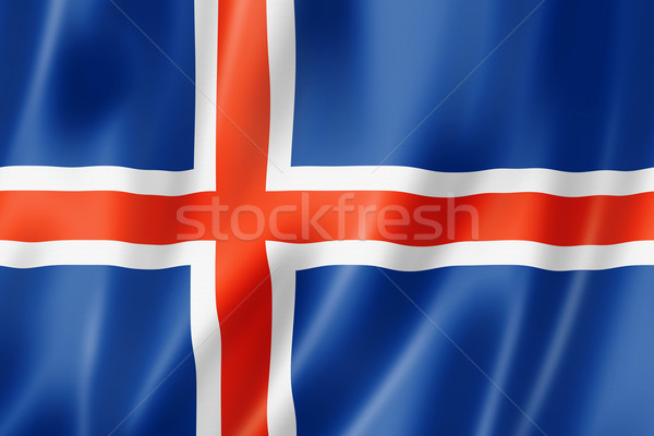 Icelandic flag Stock photo © daboost