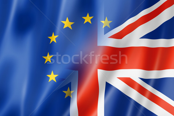 Europe and UK flag Stock photo © daboost