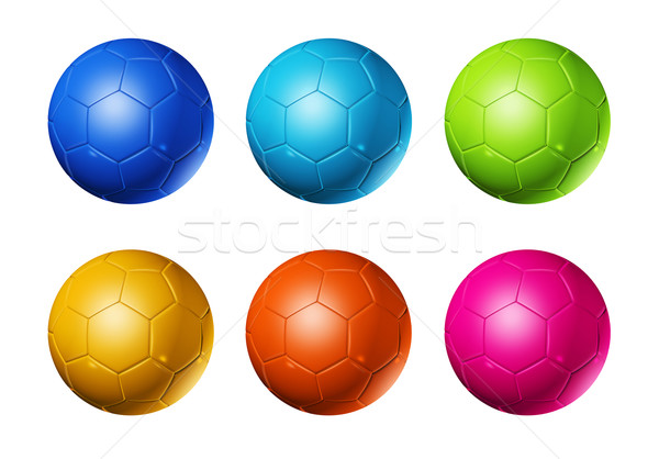 Football football 3D isolé [[stock_photo]] © daboost