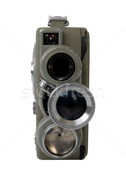 [[stock_photo]]: Vieux · 8mm · caméra · blanche