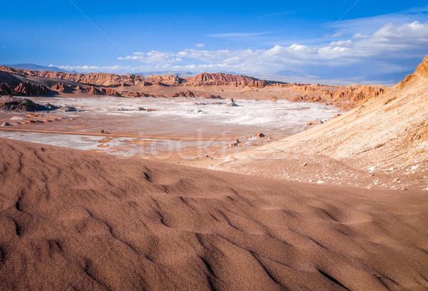 Sand dunes in Valle de la Luna, San Pedro de Atacama, Chile Stock photo © daboost