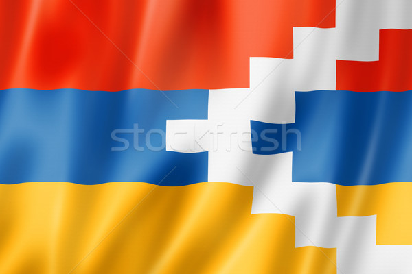 Nagorno-Karabakh flag Stock photo © daboost