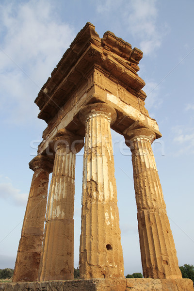 antique greek temple in Agrigento, Sicily Stock photo © daboost