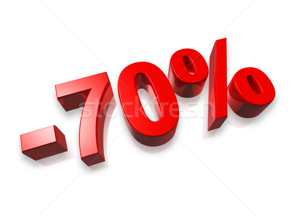 70% seventy percent Stock photo © daboost