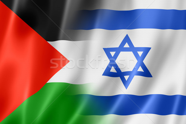 Palestine and Israel flag Stock photo © daboost